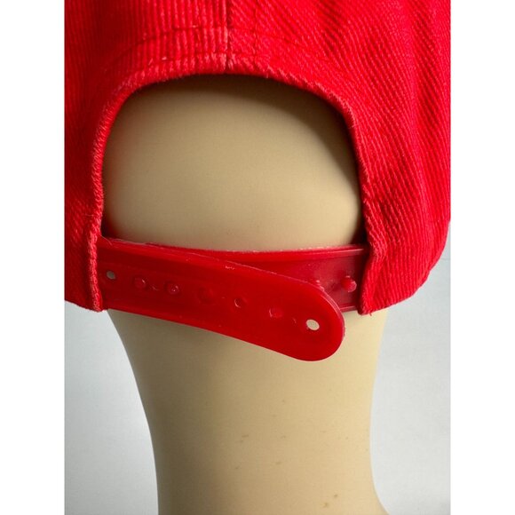 Sky Ranch Red Snapback Hat With Colorful Patterned Brim Adjustable Fit - Picture 3 of 16